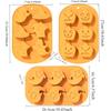 3D Silicone Halloween Cake Mold Pumpkin Ghost Shape Mould for Making Cookie Candy DIY Cake Decoration Tools Baking Accessories