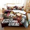 New Sexy Girl High School of the Dead Bedding Set Single Twin Full Queen King Size Bed Set Adult Kid Bedroom Duvet Cover Sets