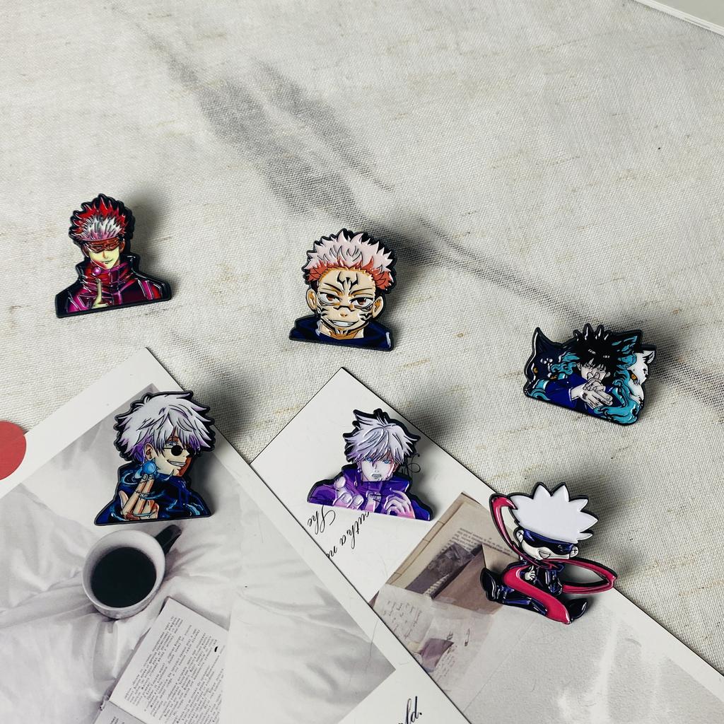 Anime pcs Enamel Pin Brooches for Women Lapel Pins Badges on Backpack Cosplay Accessories Fashion Jewelry Toys Friend Gift