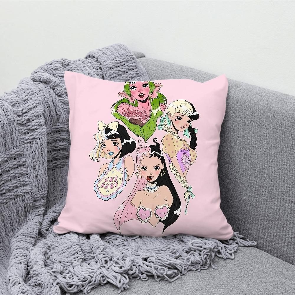 Singer M-Melanie Portals Pillow Case Soft Cushion Cases for Farmhouse Sofa Decor Home Decorations and Protector Pillow Case