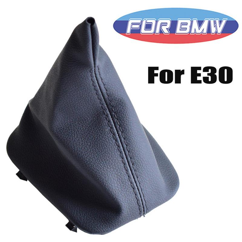 Gear Stick Knob Lever Shifter Fit For BMW E30 E39 E46 E87 E90 E91 E92 E93 With Gaiter Boot Real Leather Dust-Proof Cover Case