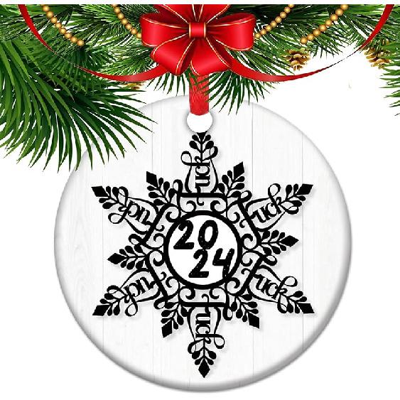 Son-in-Law Ceramic Ornament from Mother-in-Law, Christmas Ornament Keepsake Gift, Wedding Gift to The Groom