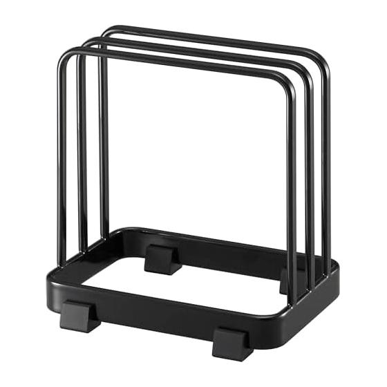 tower cutting board stand tower black