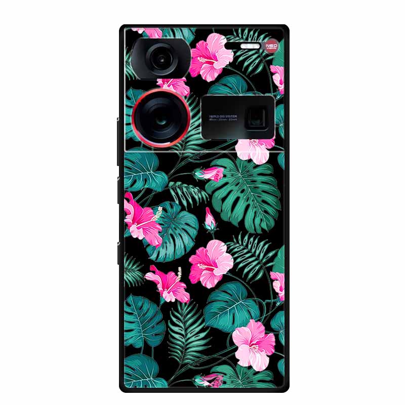 6.8" For ZTE Nubia Z60 Ultra Case Shockproof Black Silicone Soft Phone Case For ZTE Nubia Z60 Ultra Back Cover Case Cute Cartoon