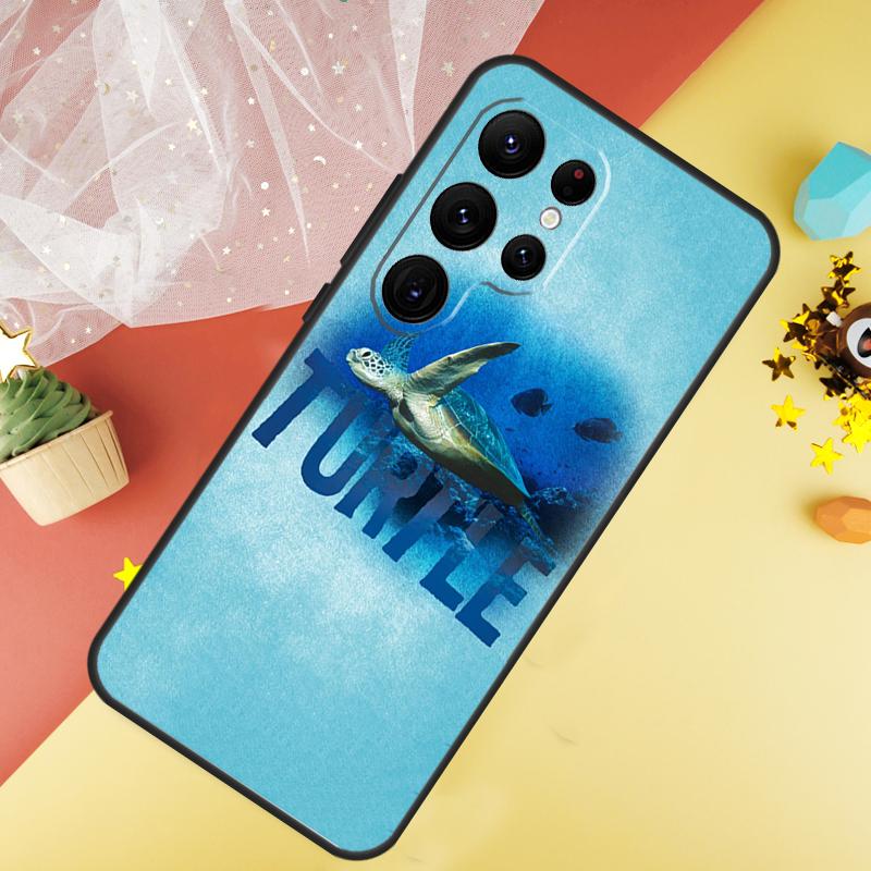 Sea Turtle Phone Case For Samsung Galaxy S25 S26 Ultra S21 S20 S22 S23 Ultra S10 Plus S24 FE Cover Coque