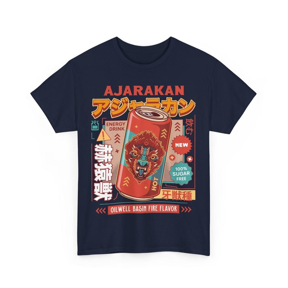 

Ajarakan Energy Drink Unisex T-Shirt. Monster Hunter Video Games. Wilds. M
