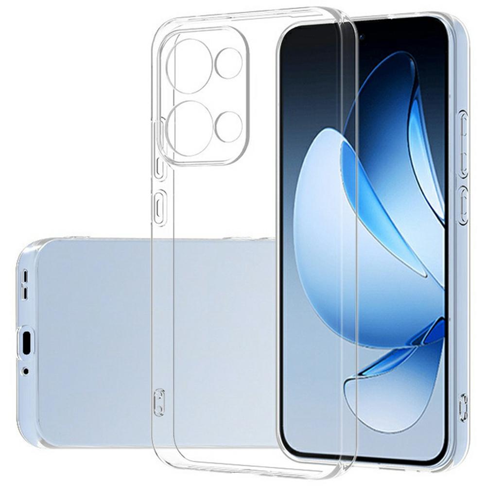 

For Oppo Reno13 5G (Global) Clear Phone Case Ultra-Thin Flexible TPU Back Cover A