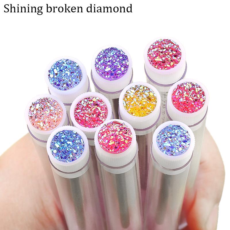 10/20Pc New Reusable Eyebrow Brush for Eyelash Extension Crystal Eyelash Brush Make Up Micro Drill Tube Mascara Stick Applicator