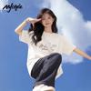 MJ STYLE Women's Pure Cotton Short Sleeve T-Shirt