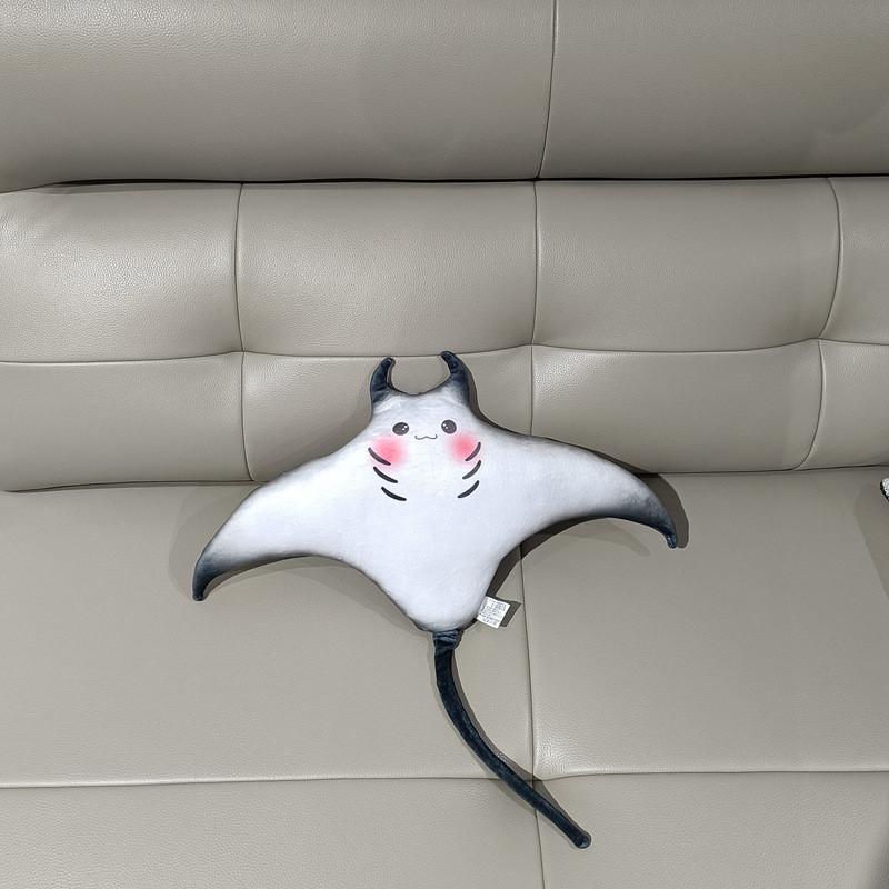 Sea Creature Mobulidae Plush Doll Soft Stuffed Animal For Kids And Collectors