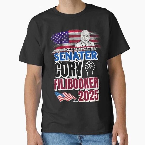 Senator Cory Booker Filibuster Cory Filibooker N Made In Usaaus Tshirt S2xl S