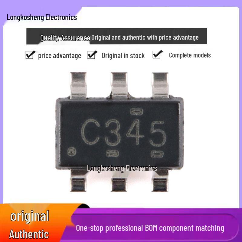 

SN74LVC2G34DBVR Маркування C345 SOT23-6 Буфер Лінійний драйвер