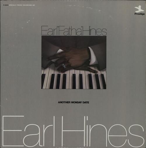 

LP Record EARL HINES - Another Monday Date P24043 PRESTIGE 1974 US Jazz Used