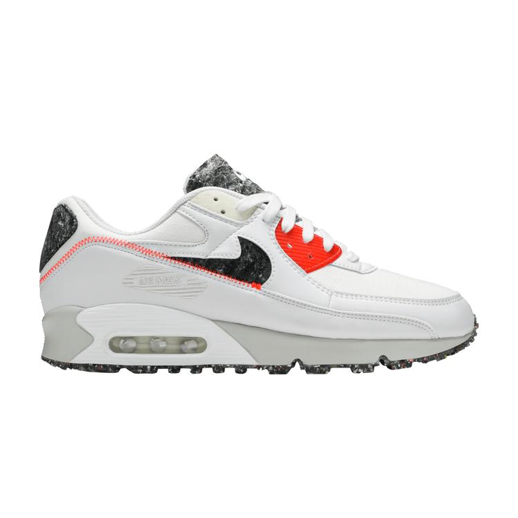 Herren Sneaker Nike Air Max 90 M2Z2 Weiß Rot Weiß/Photon Dust-Bright Crimson 43 white