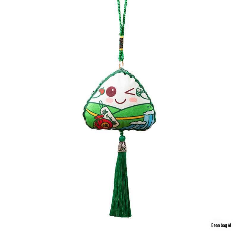 Dragon Boat Festival Wormwood Zongzi Sachet Pendant - Portable DIY Gift