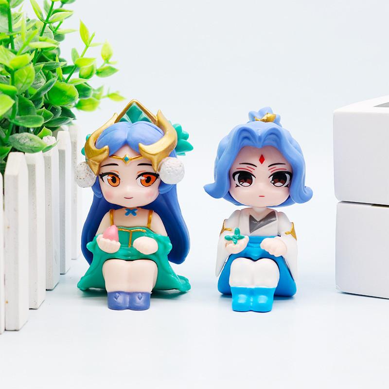 Honor Of Kings Diao Chan Sitting Posture Game Character Model For Desk Decoration And Gift Ideas