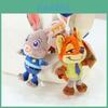 Zootopia Plush Keychain With Cartoon Animal Design For Backpack Decor