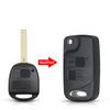 KEYYOU 2/3 Button Modified Flip Car Key Shell Case For Lexus Es Rx Is Lx Gs IS200 RX300 ES300 LS400 GX460 For Toyota Uncut TOY48