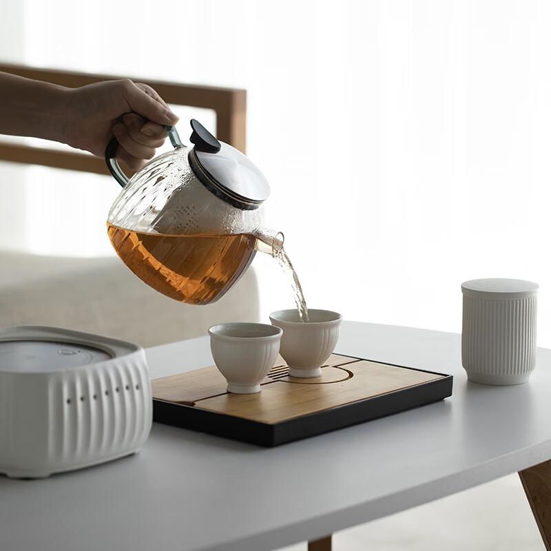 DARUNYAO Electric Tea Kettle & Ceramic Stove Set