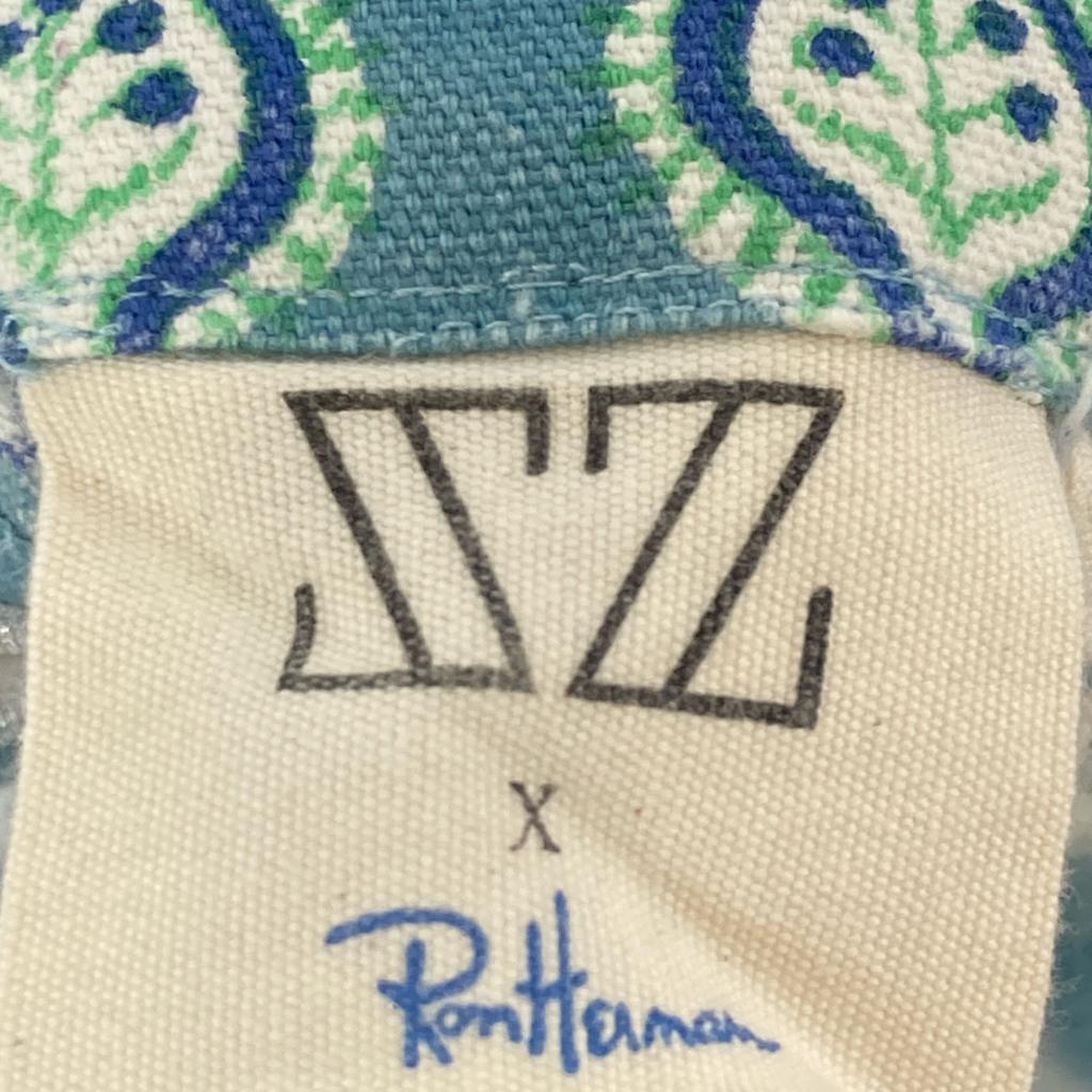 Ron Herman [xSZ Blockprints] Blue Canvas Skirt skirt XS blueUsed