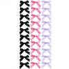 Pack Of 30 Mini Satin Bow Hair Clips For Women Girls Children Pink Black White Hair Accessories For Weddings Parties