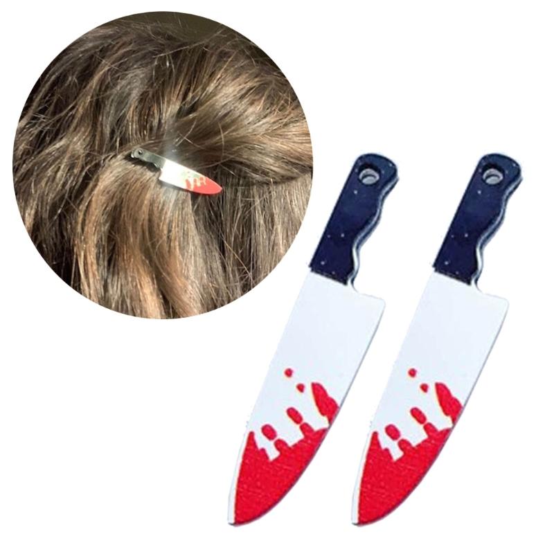 10 Pcs Mini Blood Knife Charm Acrylic Halloween Fake Knife Pendant Decoration for Necklace Earrings Jewelry Making