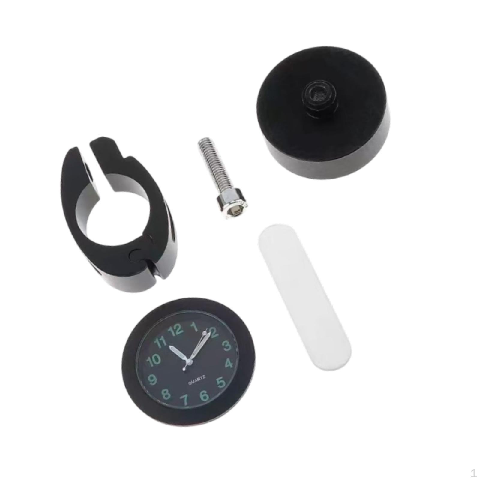 

Дисплей времени на руле велосипеда для мотоциклов и скутеров чёрный