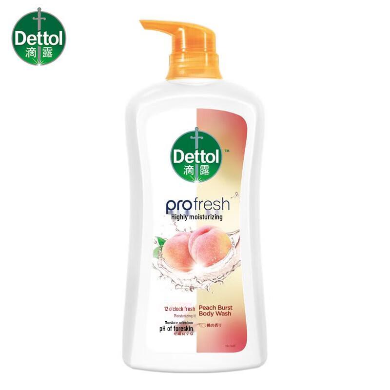 Dettol Освежающий гель для душа «Сладкий персик»