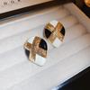 High-End European & American Metal Water Drop Ear Clips - No Piercing, Cool Autumn/Winter Style