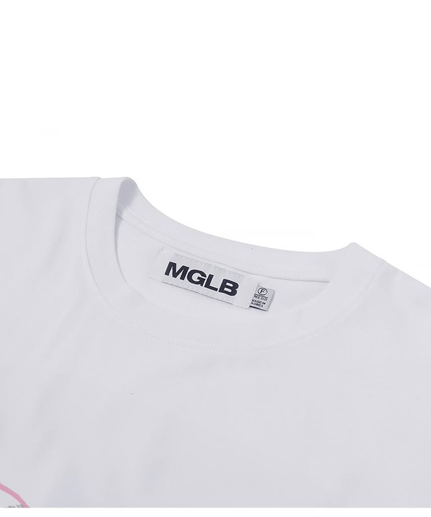 MATCHGLOBE Positive Vibe Oversized Tee (White)