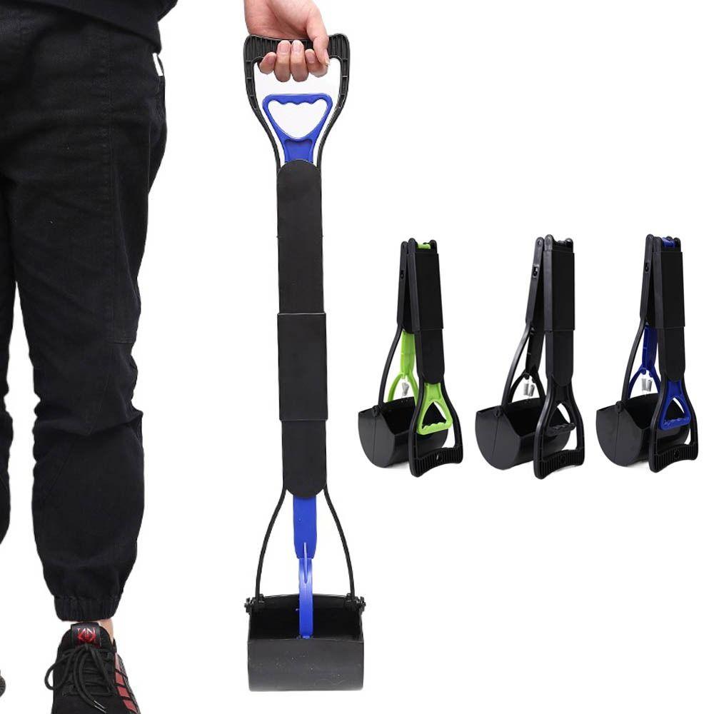 High Quality Portable Pooper Scooper Foldable Durable Pet Poop Scoop Picker Long Handle Animal Feces Cleaner Pet Products