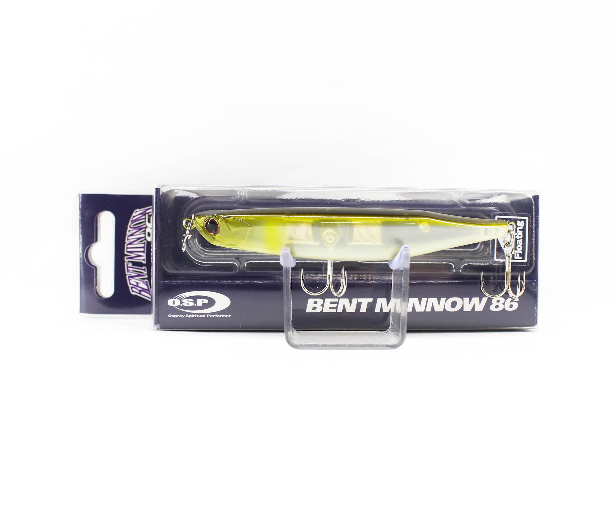 

OSP Bent Minnow 86F Плавающая приманка для пескарей G-01 (7569)