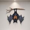 Iron Halloween Bat Decoration Simulation Animal Bat Pendant Bat Decorative Plate  Garden Decoration