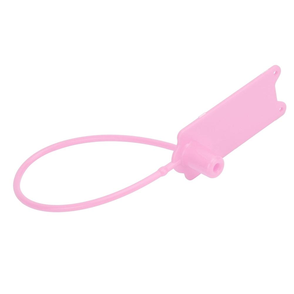 100Pcs 195mm Disposable Cable Anti Theft Self Locking Tie for Clothes Suitcase Shoes Bag Label (White )