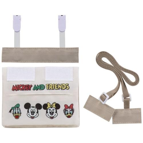 Skater Outing Pocket Pochette with Shoulder Belt 2WAY Disney Mickey Mouse & Friends Cooking Height 11 x Width 14 x Depth 3cm ODKP2-A
