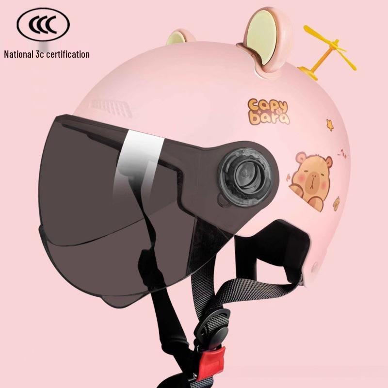 GB Certified Kids' All-Season Helmet - Boys & Girls Electric Vehicle Summer Cute Design