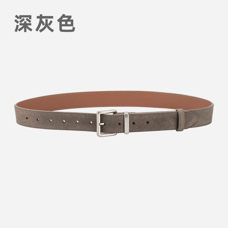 

Четыре сезона в наличии новый женский ретро ремень с высококачественной натуральной кожей матовый анти-бархатный подходящий свитер, юбка, джинсы, ремень 105cm