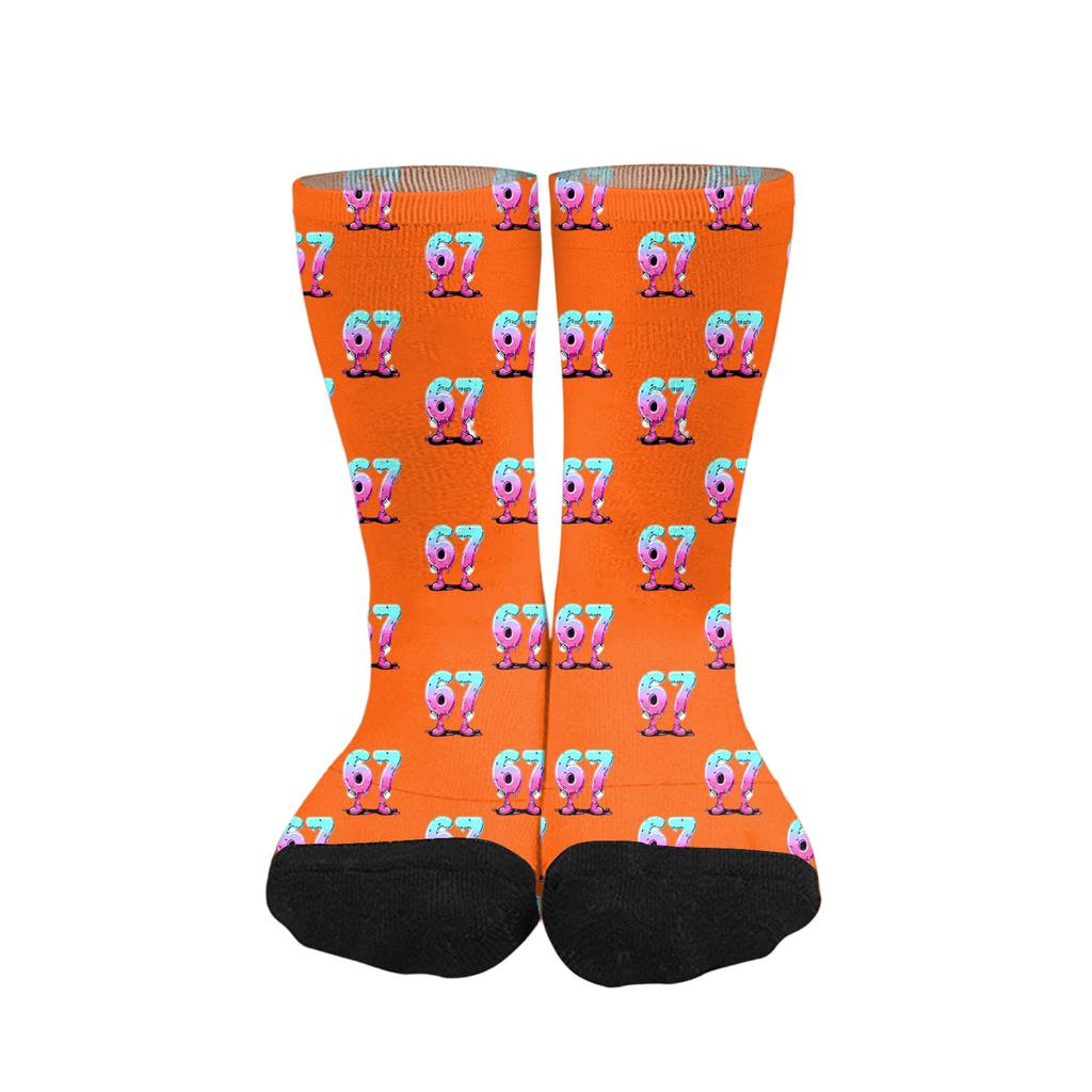 Cute And Playful Socks Mid-Calf Socks Long Socks Printed Socks