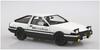 Aoshima Bunka Kyozai Initial D Serie 14 Takumi Fujiwara AE86 Trueno mit Fahrerfigur Plastikmodell (AOSHIMA) 1/24 Nr.