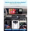 Wireless CarPlay Adapter 2026 Upgrade Wired CarPlay To Wireless, Mini USB Design for Cars with Built-in Wired Apple CarPlay Seam