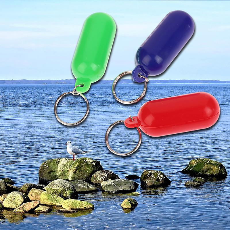 2Pcs Boat Kayak Floating Keyring Buoyant Sailing Boat Float Canal Keychain For Boating Fishing Kayaking Rafting Surfing