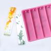 Bookmark Mould Rectangle Silicone Mold Making Epoxy Resin Jewelry Art Craft Hanging Hole Tool for Craft Making 5 In 1