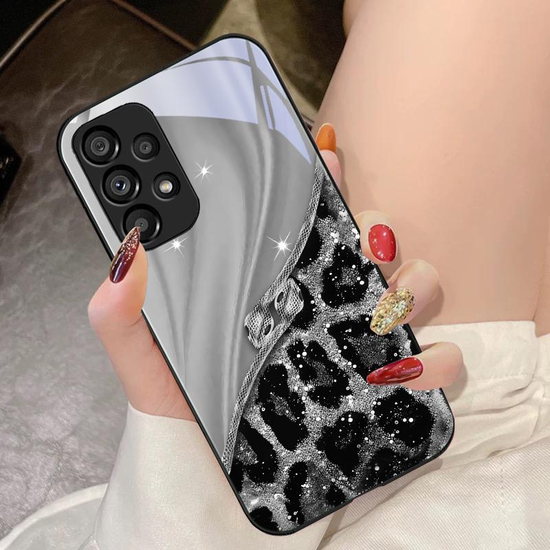 Colorful Patterns For Samsung Galaxy S10 4G S20 11E 30 S21 22 S24 Fe Pro S23 S25 Ultra 5G S9 Tempered Glass Phone Case