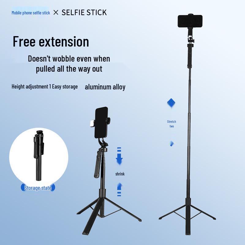 1,7m Bluetooth Selfie Stick & Statief met Logo Verpakking