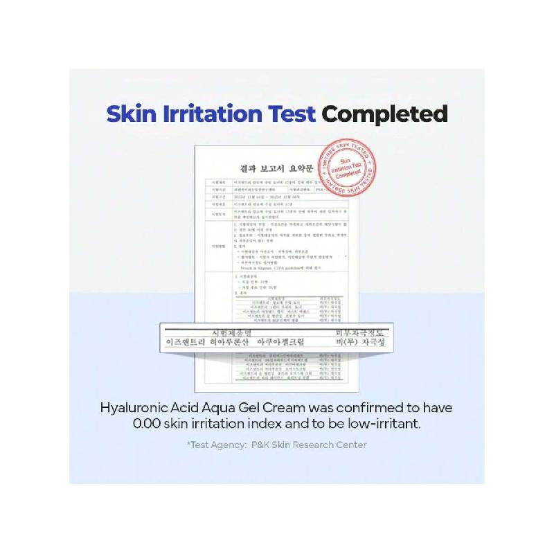 Isntree Cremă Gel Acvatic cu Acid Hialuronic 100ml | Îngrijirea Pielii Coreeană | Gel Hidratant Lejer | Hidratant cu Absorbție Rapidă