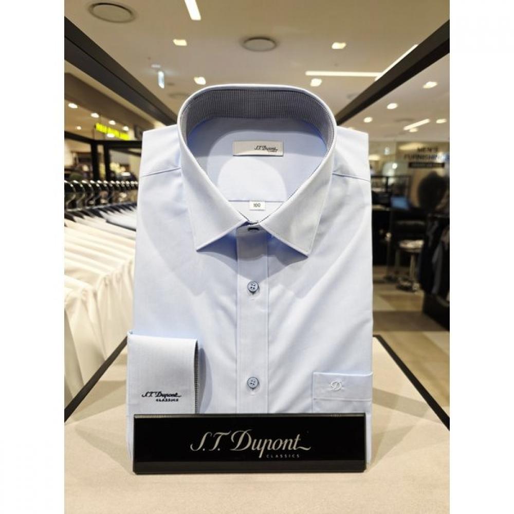 S.T. Dupont Эластичная рубашка с длинным рукавом Regular Fit Se5sm12ls903sbu 95