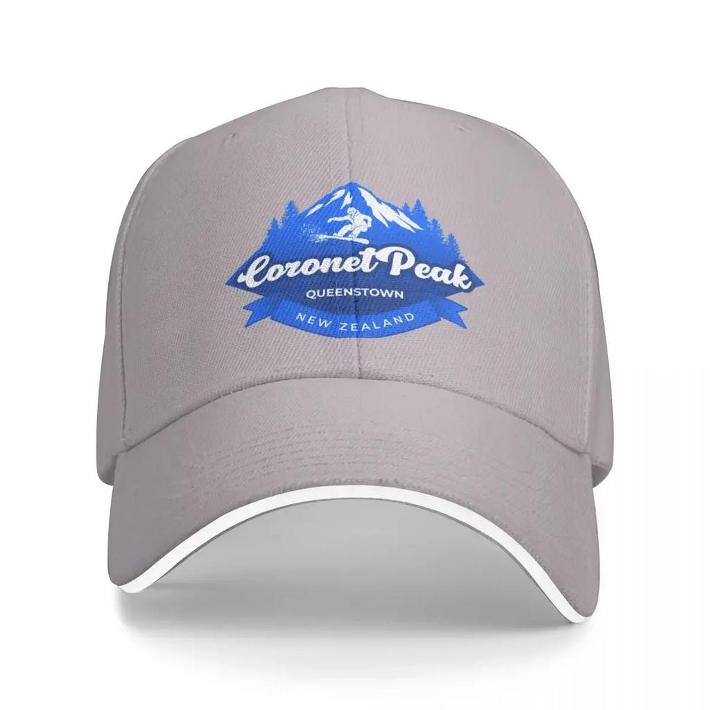Coronet Peak, Queenstown, Nový Zéland Kšiltovka Vlastní čepice černý buřink pánská luxusní dámská