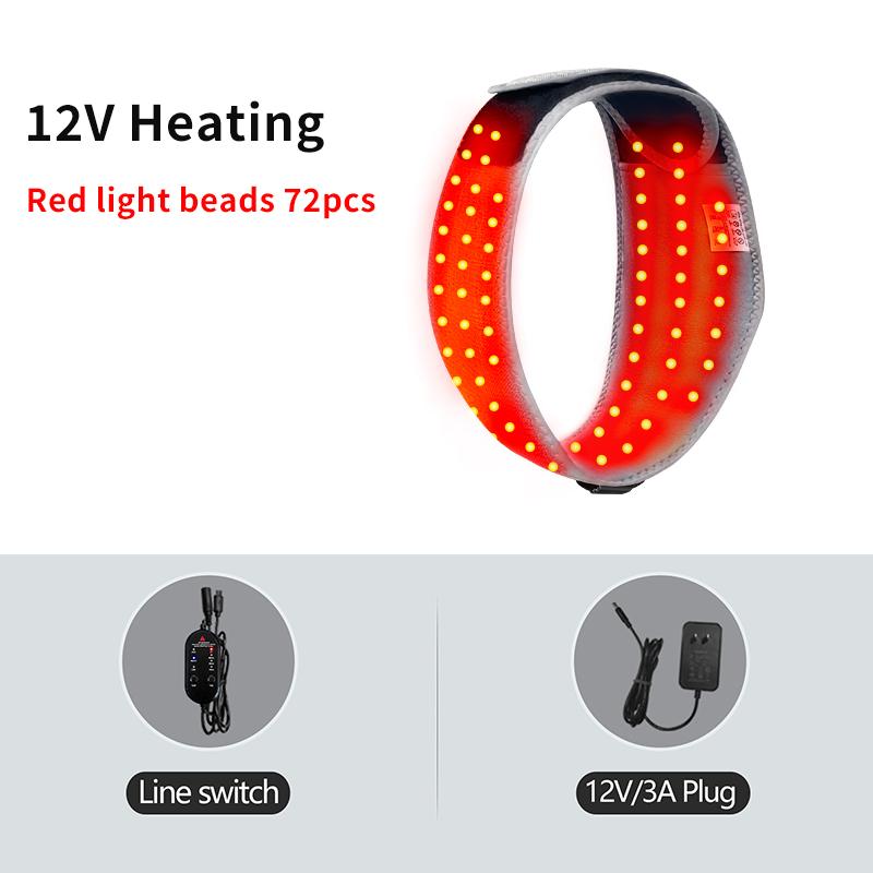 

Full Wrap Red Light Bead Heated Chin Guard Relieves Facial Muscle Stiffness Temporomandibular Jaw Pain Facial Massage Protector UK-Plug