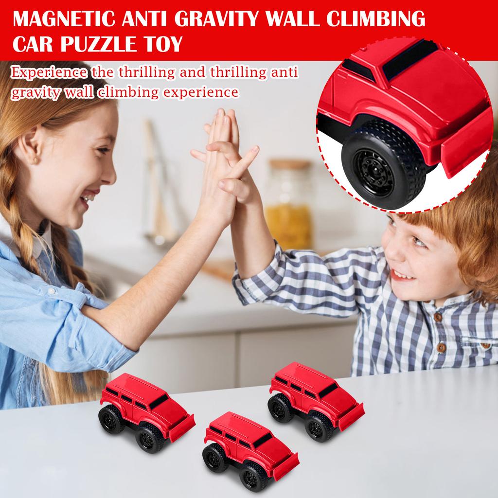 Magnetic Climbing Toy Car, Car That Can Travel On Walls And Ceilings, Magnetic Levitation Inertial Climbing Toy Car