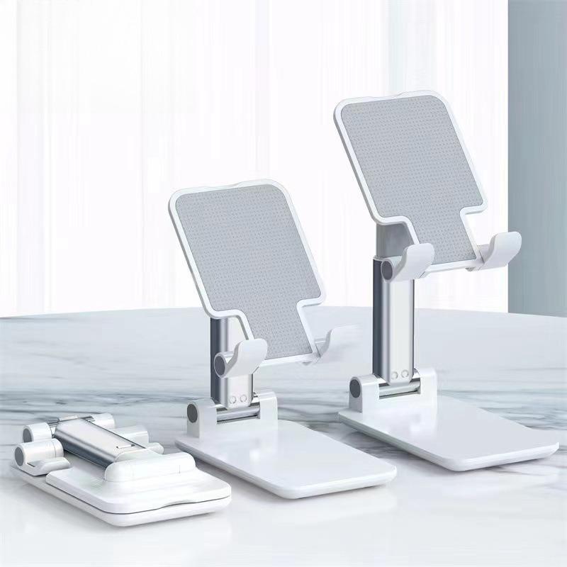 

Foldable and Retractable Portable Phone Holder, Live Streaming Stand Portable Non-slip Adjustable Phone Holder for Desk